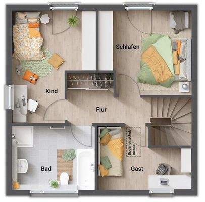 Grundriss-Stadthaus-Stadthaus100ZD-OG-3SZ