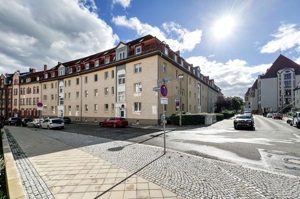 Borntalviertel im Sonnenschein