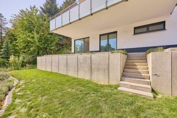 Terrasse im Gartengeschoss