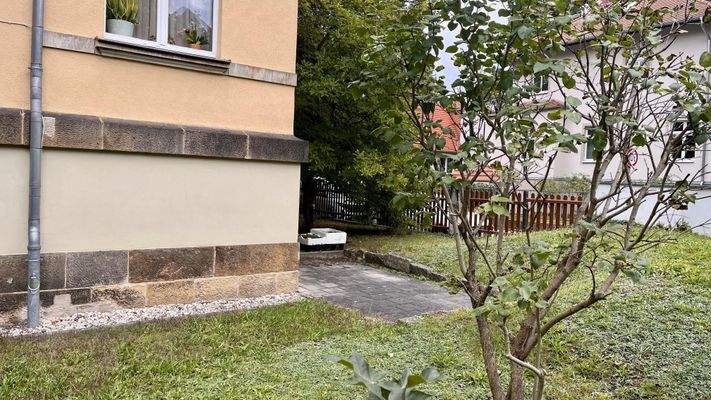 Beispiel Terrasse Souterrainwohnung