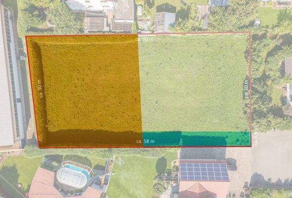 Zu verkaufende Teilfläche