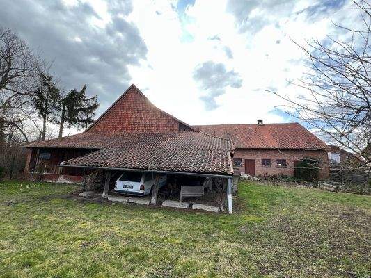 Rückseite Scheune/Stall