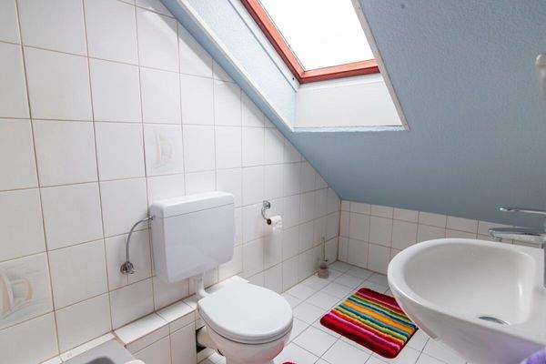 Duschbad im Dachgeschoss
