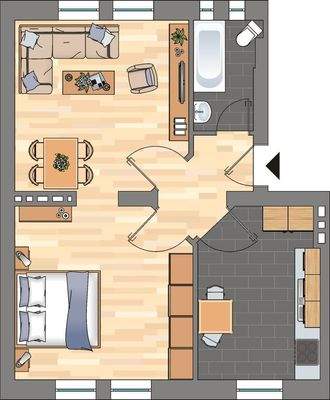 Grundriss Blitzstraße 25