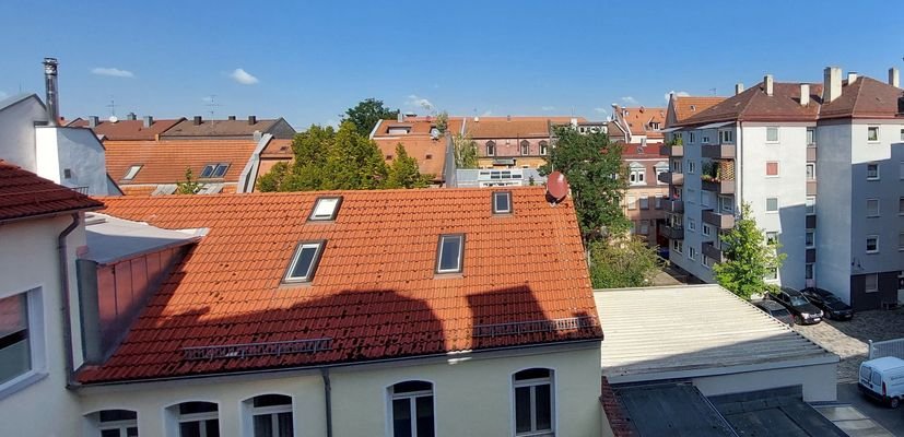 Blick aus Wohnung 23