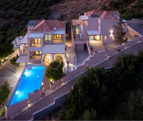 Kreta, Ag. Vlasios: Luxusvilla mit Swimmingpool zu verkaufen