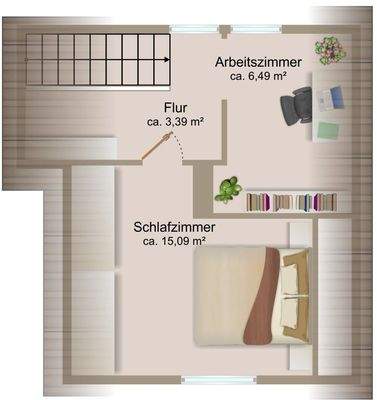 Grundriss Dachgeschoss