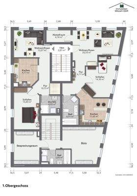 Grundriss 1.Obergeschoss