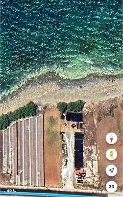 Südostkreta, Koutsouras: Baugrundstück direkt am Meer zu verkaufen