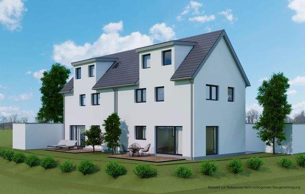 Beispiel zur Bebauung nach vorliegender Baugenehmigung (3)