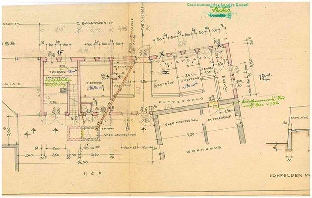 Grundriss Scheune EG