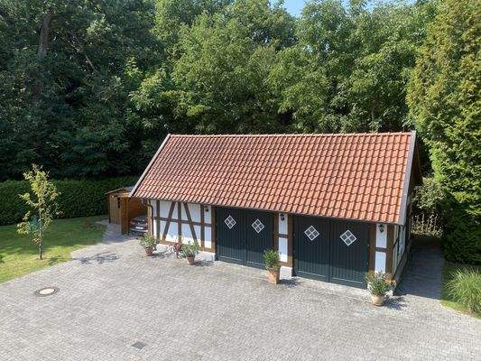 Blick vom Dachgeschoß