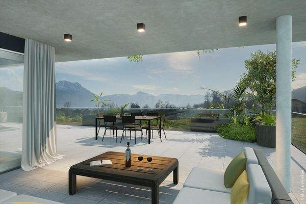 Visualisierung Terrasse