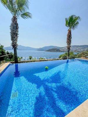 Detached Sea-View House with Private Beach in Kalkan Antalya