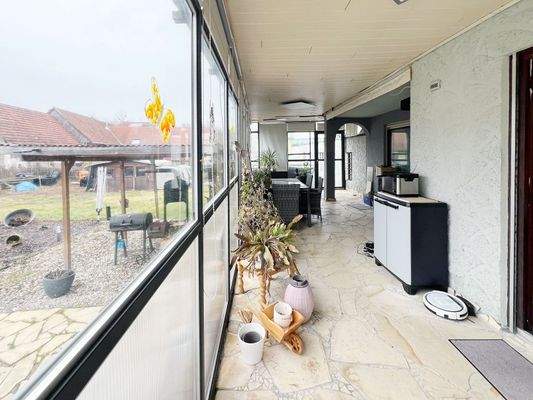 Wintergarten Zugang Küche