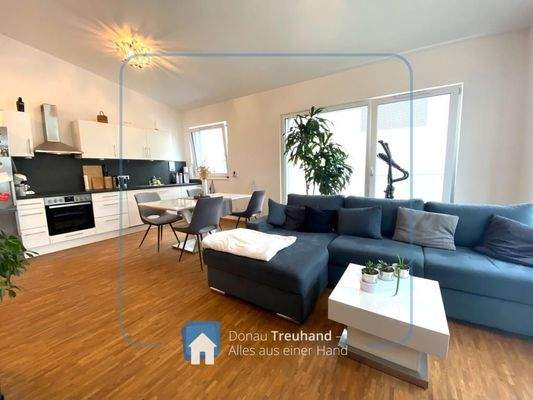 Küche und Wohnbereich