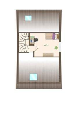 Grundriss Spitzboden