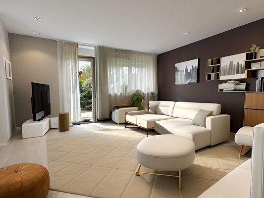 KI- Beispiel, Wohnzimmer Whg. EG Hinterhaus