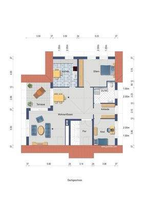 Grundriss Dachgeschoss