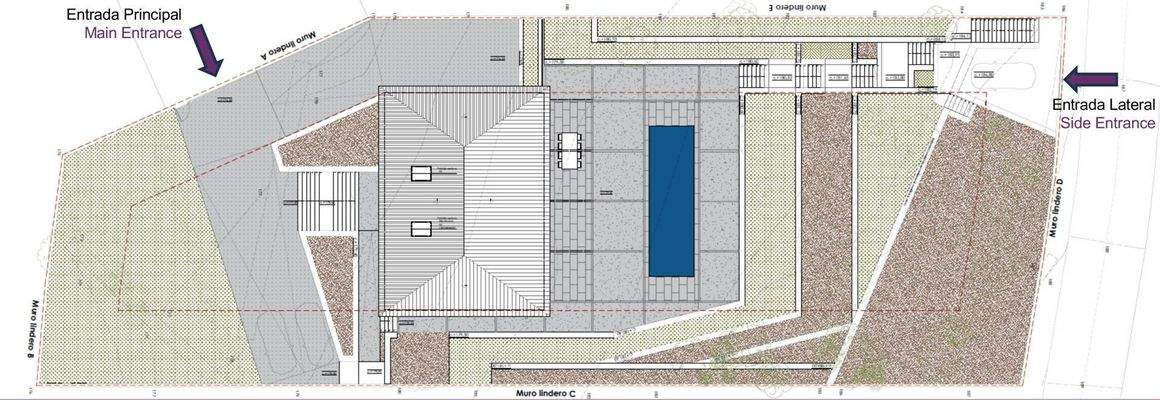 Plan situation on plot