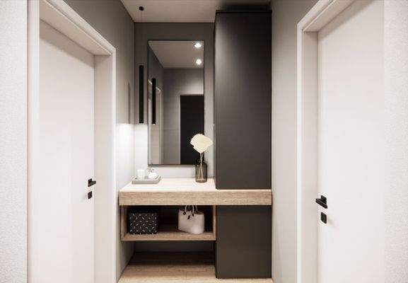 Flur - 1. OG  - Visualisierung, Abweichungen möglich!