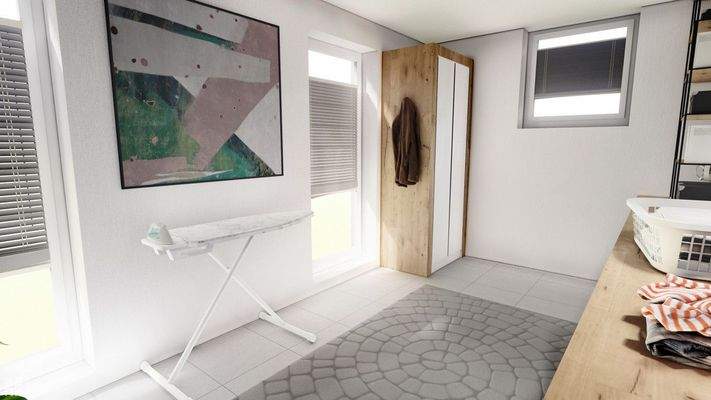 Wäscheraum Souterrain