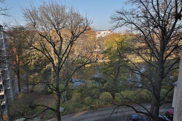 Blick aus dem Wohnzimmer