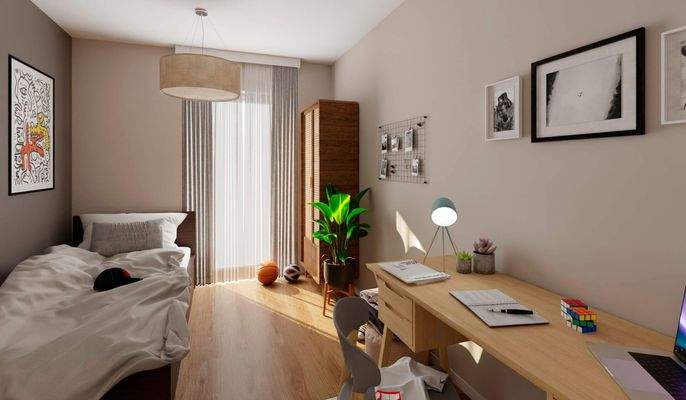 Das Kinderzimmer oder Büro