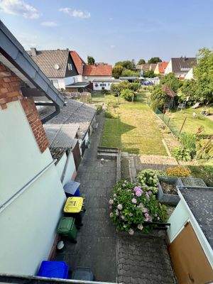 Blick auf das schöne Grundstück