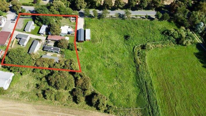 2) Luftbild Baugrundstück