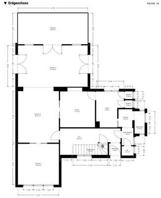Haupthaus Erdgeschoss