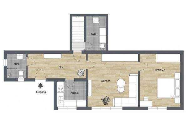 031 - Grundriss Einliegerwohnung