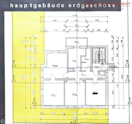 Hauptgebäude Erdgeschoss