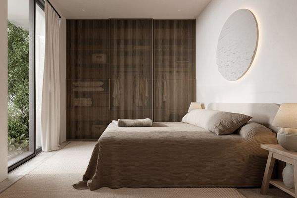 Eines von 3 Schlafzimmern