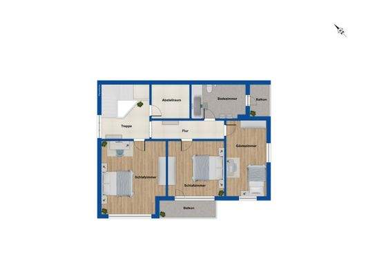 Grundriss Obergeschoss