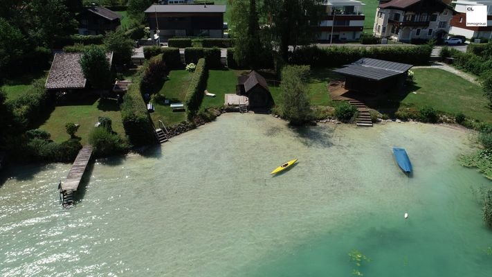 Privatbadeplatz direkt am Mondsee