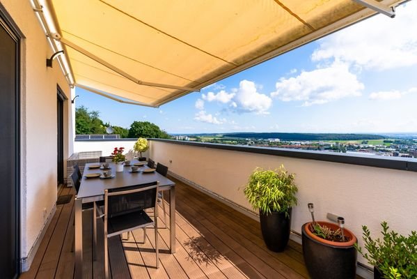 Terrasse östliche Ausrichtung