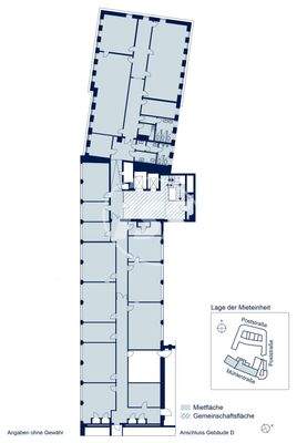 Grundriss 4. Obergeschoss und Zwischengeschoss Bauteil BC
