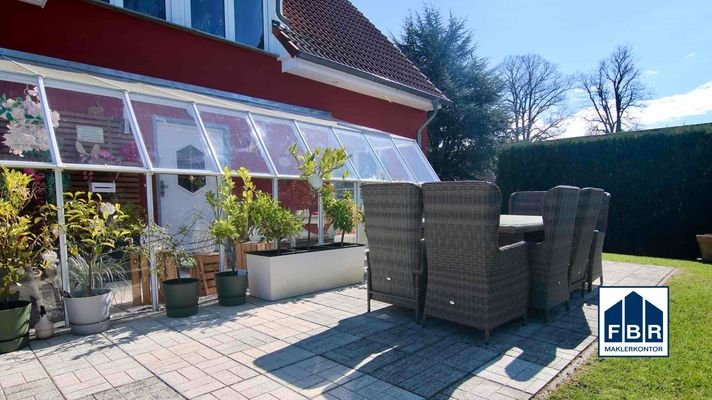Die Terrasse am Haus
