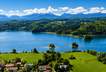 1. Reihe mit Alpenpanorama und Seeblick