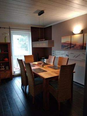 Essbereich von Küche