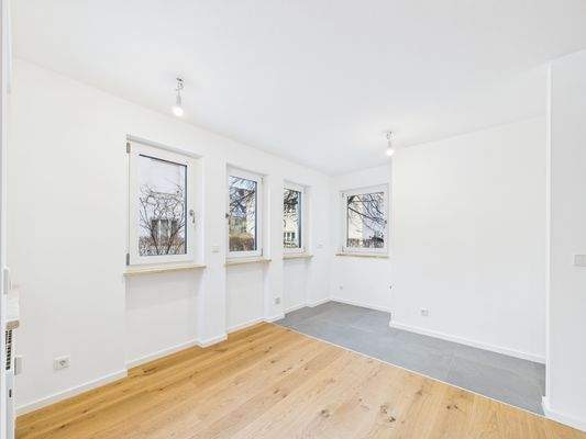 Wohn-Esszimmer, Küche