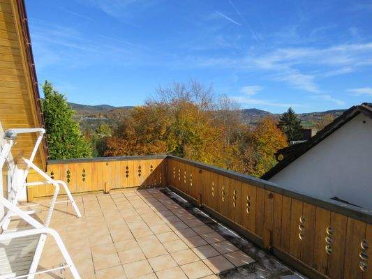 Blick von der Dachterrasse 