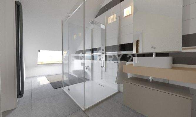 So lichtdurchflutet ,modern könnte man das Badezim