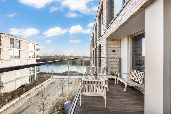 Balkon mit Weserblick