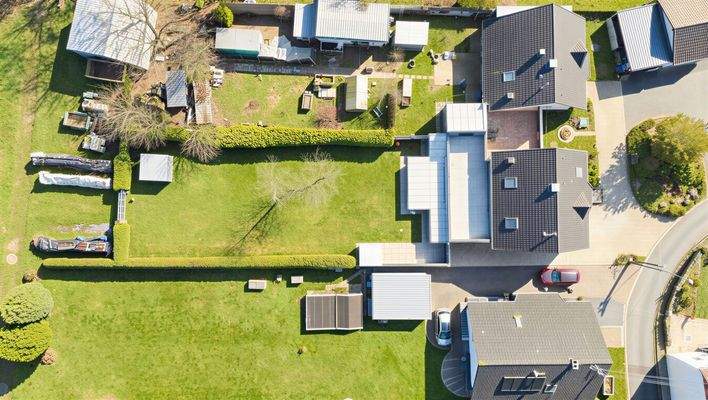 Draufsicht auf das Grundstück