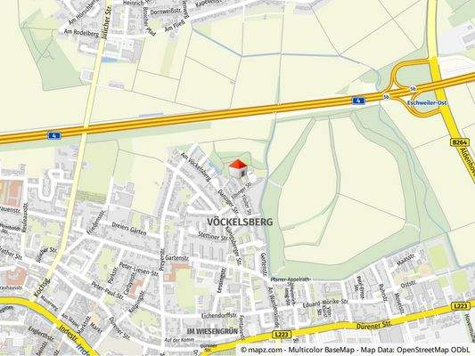 Geolyzer Kartenausschnitt