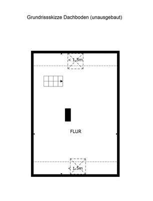 Grundrissskizze DG unbemaßt