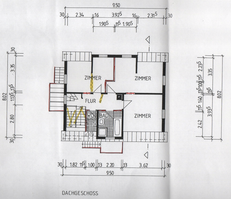 Grundriss Dachgeschoss