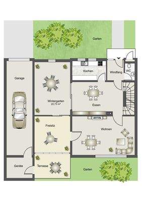 Grundriss Erdgeschoss